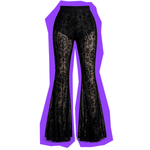 Shadow Veil Flare Pants